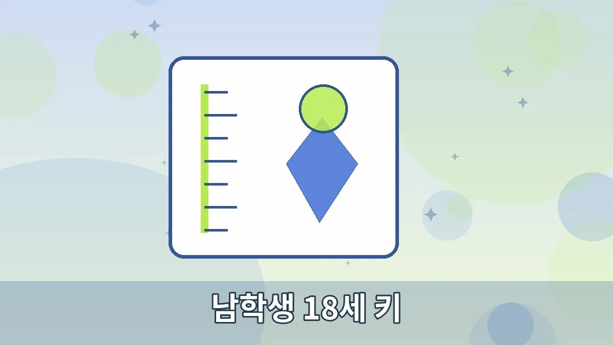 남학생 18세 키 안내 이미지 3